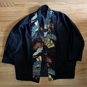 Black Kimono Style Jacket